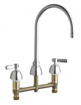 Chicago Faucets 201-AGN8AE35ABCP Concealed Kitchen Sink Faucet
